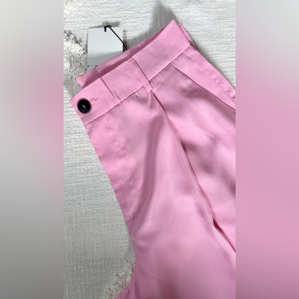 Zara Pink Straight Leg Pants - Picture 3 of 7